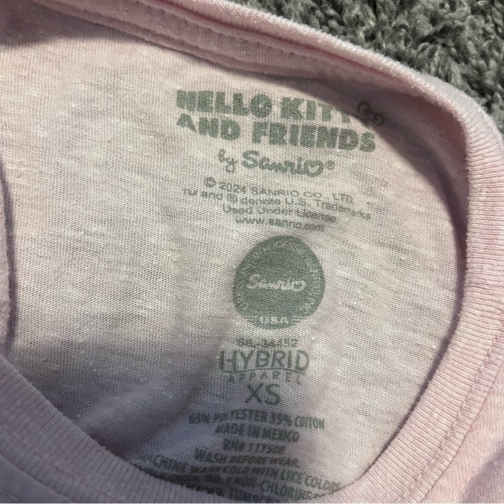 Sanrio Light Pink Hello Kitty Tee